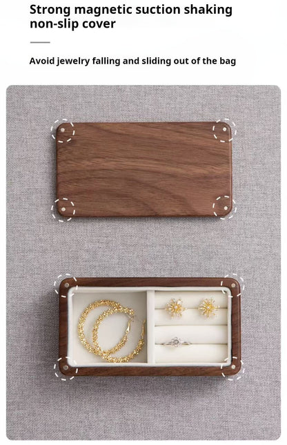 3D Sunflower Walnut Jewelry Box by Embru My Store